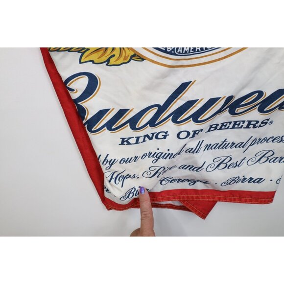 Vintage Y2K Anheuser Busch Budweiser Mens 38 All Over Print Board Shorts Trunks - Picture 8 of 14